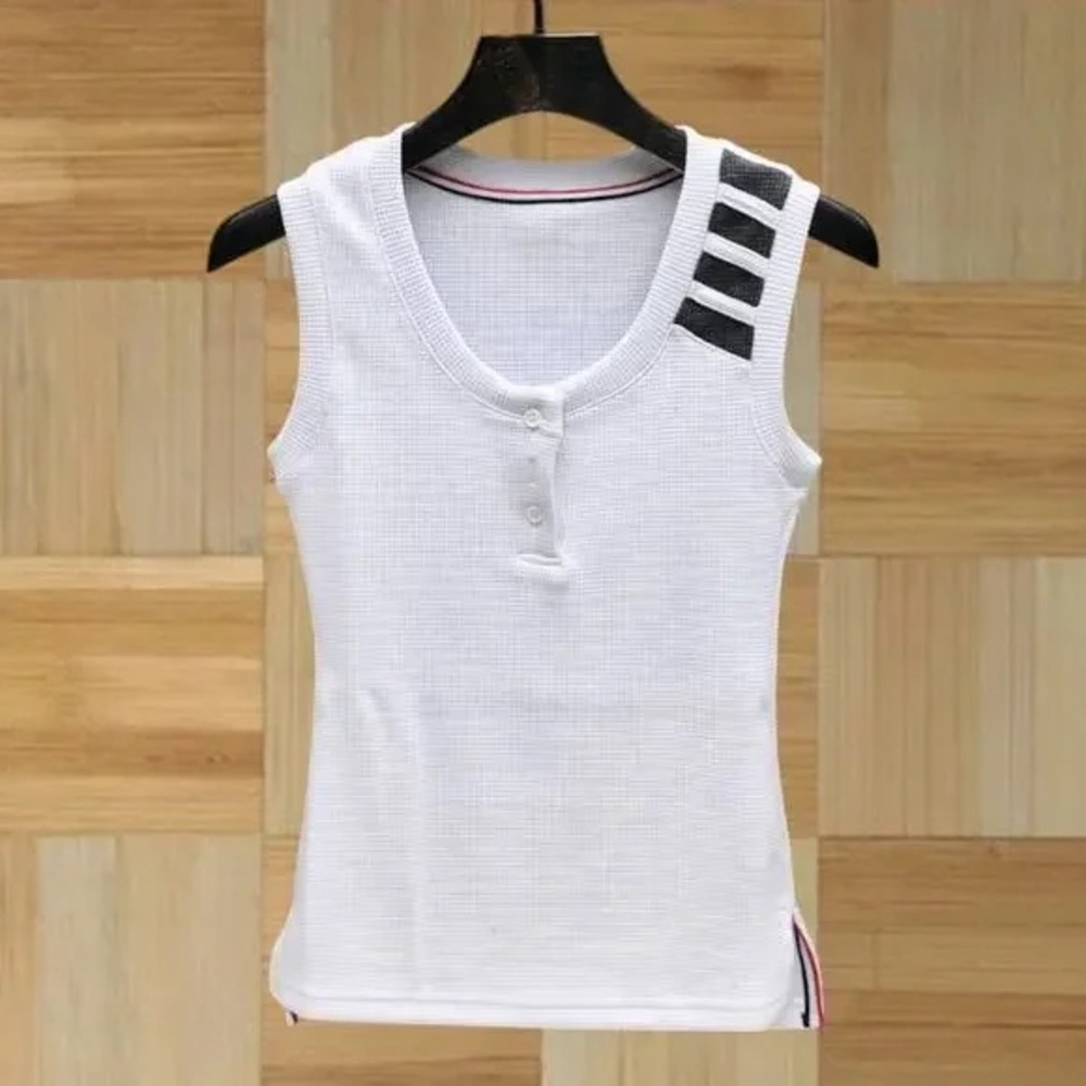 Thom Browne Women's White Tank Top